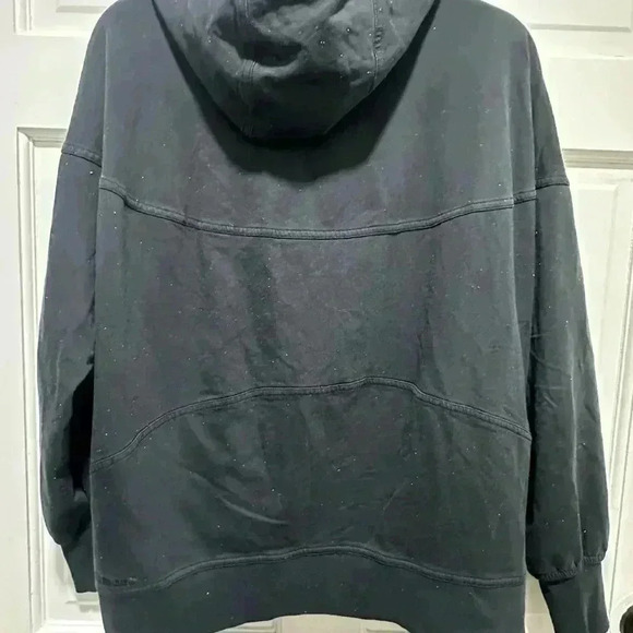 Lululemon LA Back in Action Hoodie Black Rainbow Speckles Multicolor Confetti M - Picture 5 of 6